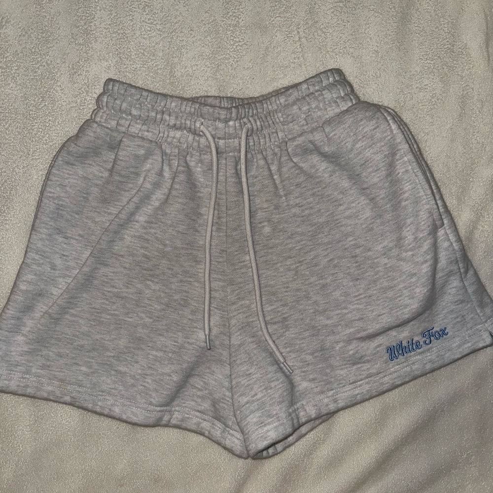 White fox shorts